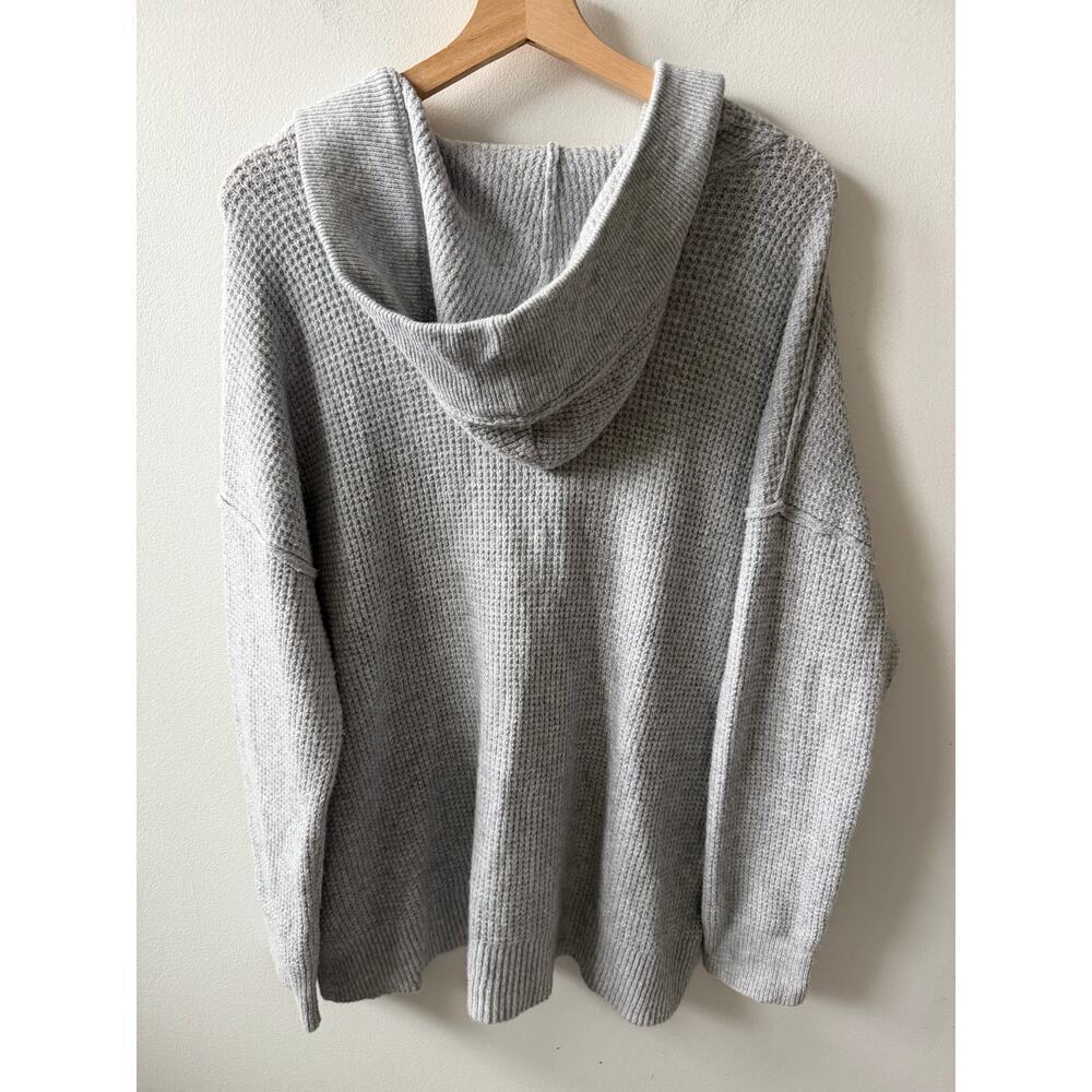 Aerie cozyup waffle sweater hoodie women's size small - Picture 4 of 6